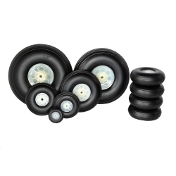 Koło gumowe PU + felga nylonowa 63mm / 2,5 cala MSP - MSP3-00066